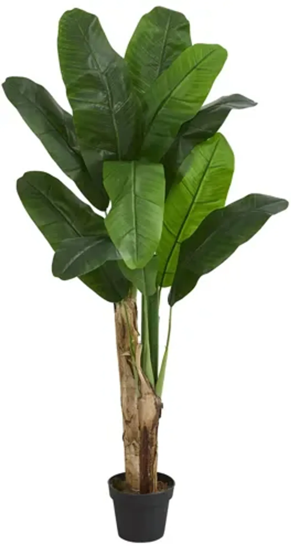 4ft. Double Stalk Banana Artificial Tree in Green by Bellanest