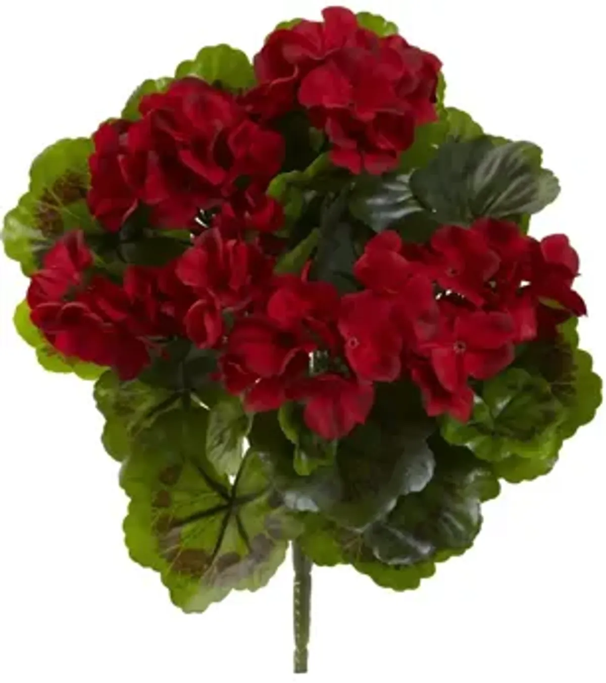 Geranium Artificial Bush (Set of 4) (Indoor/Outdoor)