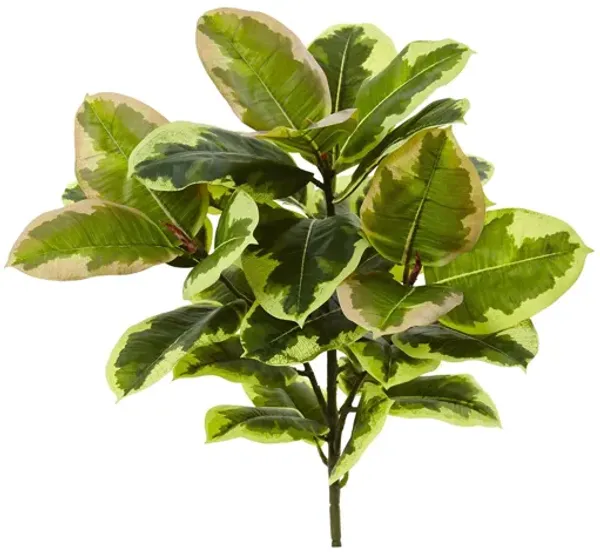 23in. Rubber Leaf Artificial Plant (Set of 3)
