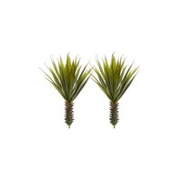Spiky Agave Succulent Plant (Set of 2) in Green by Bellanest