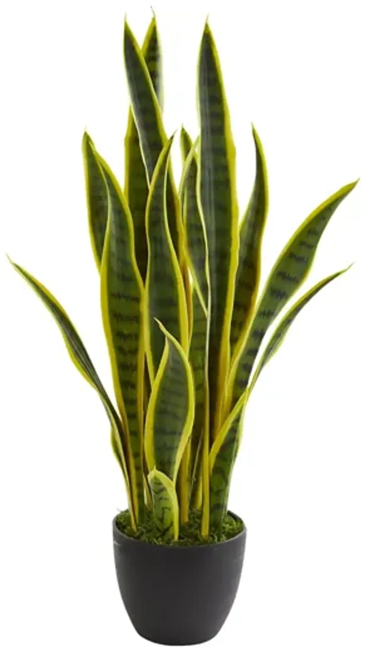 26in. Sansevieria Artificial Plant in Green by Bellanest