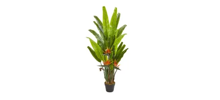 4.5ft. Bird of Paradise Artificial Plant in Green by Bellanest