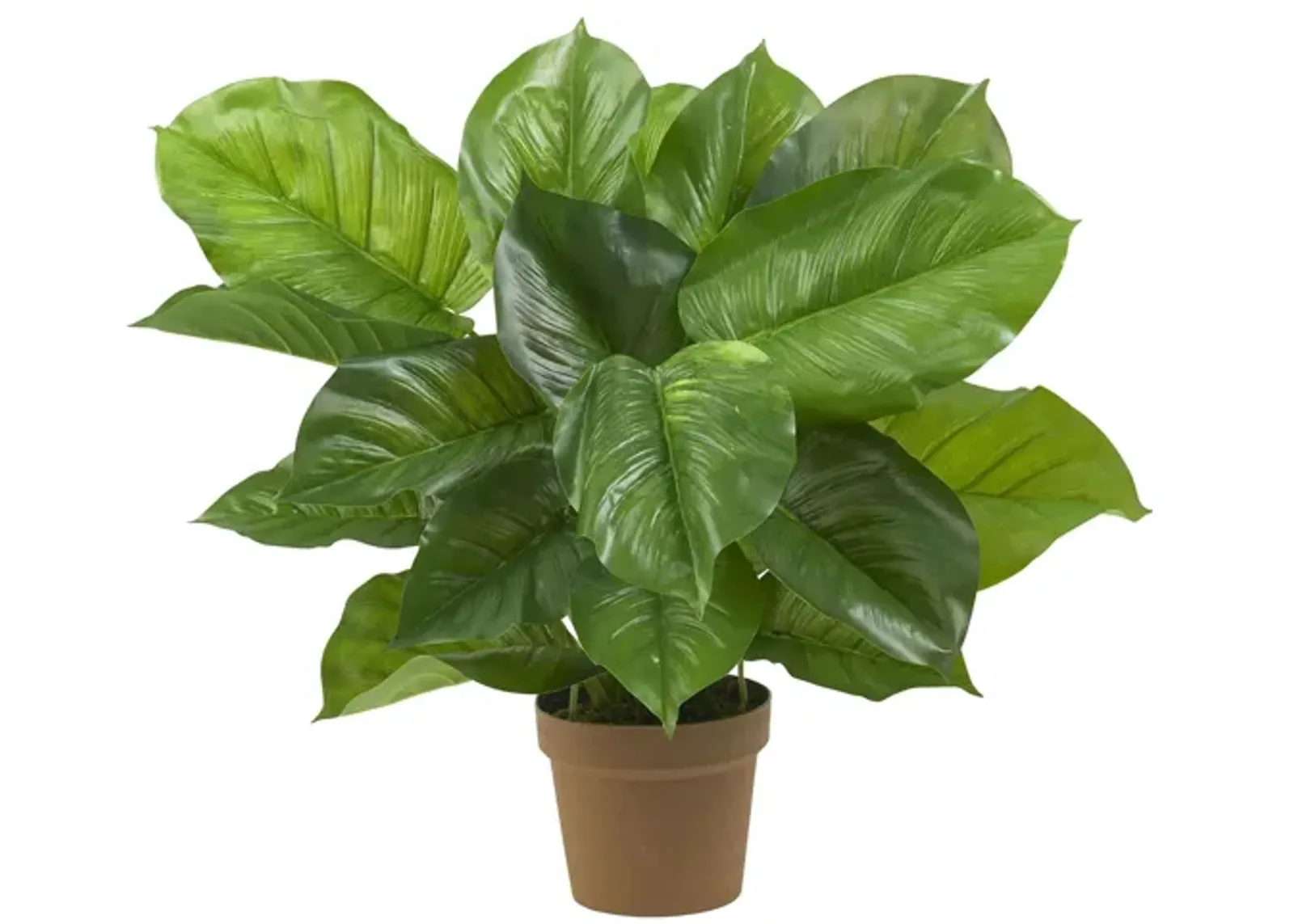 Large Leaf Philodendron Silk Plant in Green by Bellanest