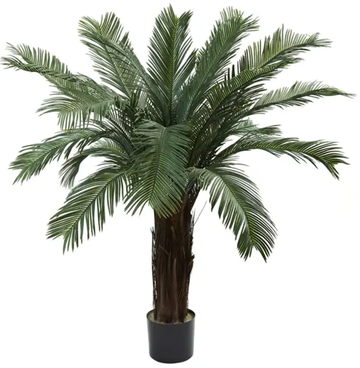 4ft. Cycas Artificial Tree UV Resistant (Indoor/Outdoor) in Green by Bellanest