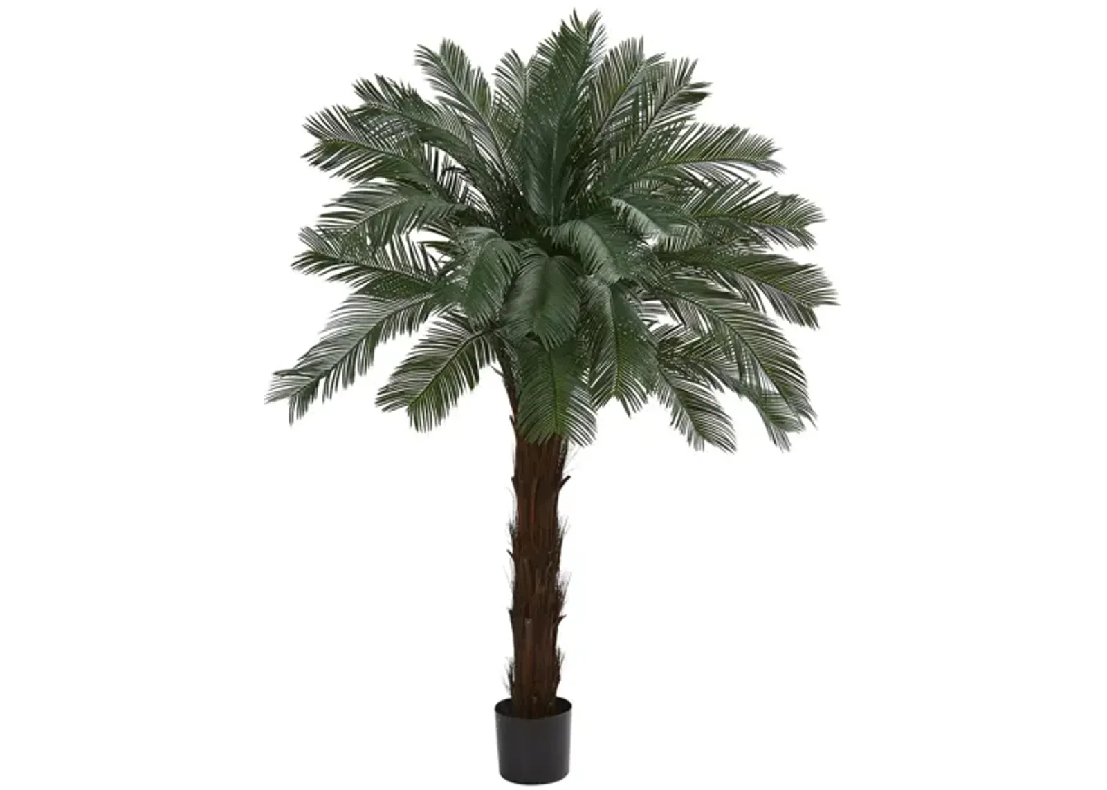 6ft. Cycas Artificial Tree (Indoor/Outdoor) in Green by Bellanest