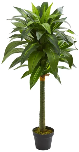 45in. Dracaena Artificial Plant in Green by Bellanest