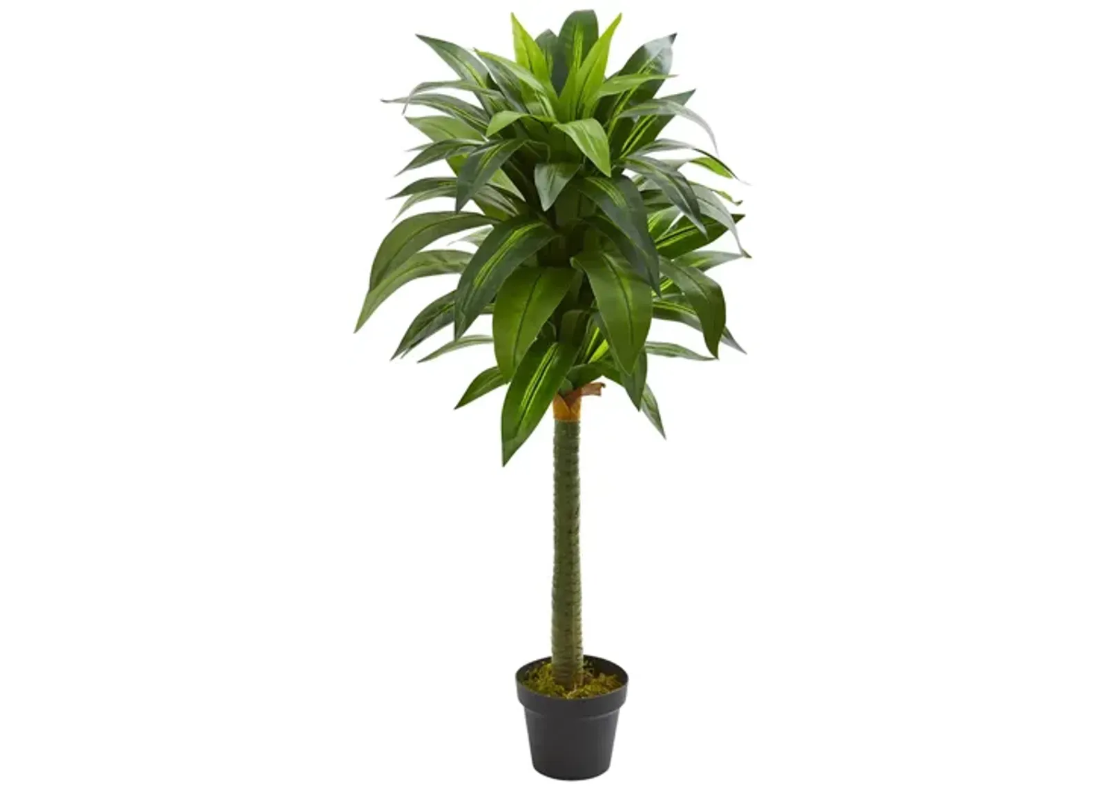 45in. Dracaena Artificial Plant in Green by Bellanest