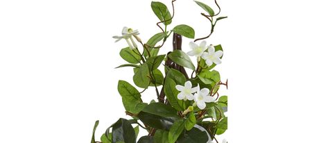 24in. Stephanotis Artificial Climbing Plant in White by Bellanest