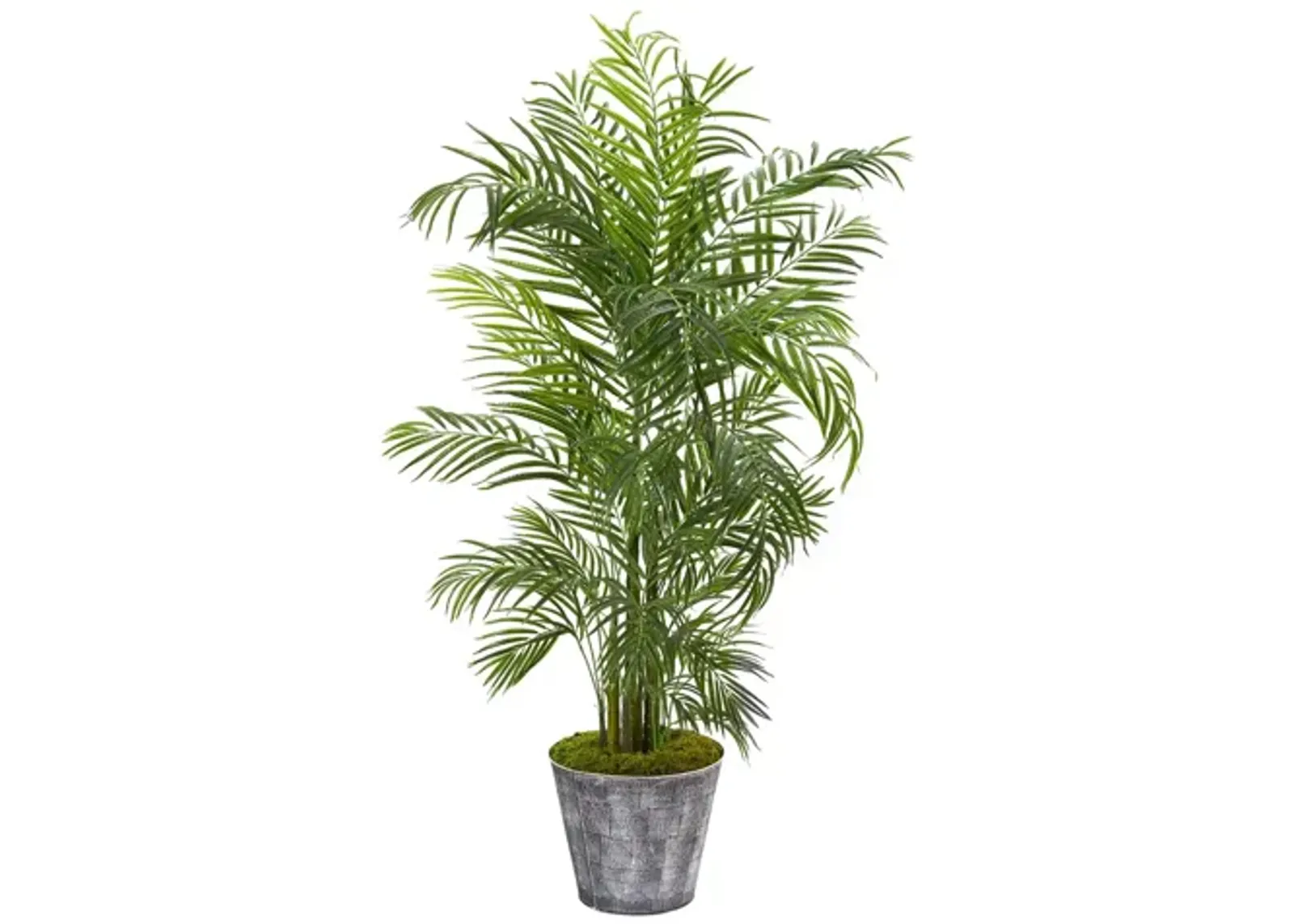 63in. Areca Palm Artificial Tree in Decorative Planter (Indoor/Outdoor)