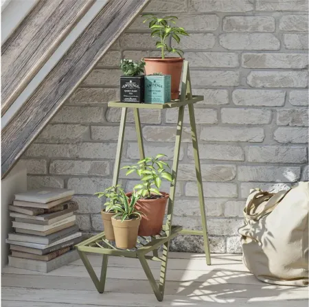 Wallflower Plant Stand in Olive Green by DOREL HOME FURNISHINGS