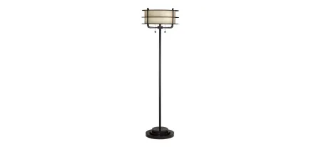kathy ireland Home Ovation Floor Lamp in Bronze by Pacific Coast