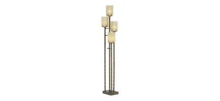 kathy ireland Home City Heights Uplight Floor Lamp in Copper Bronze by Pacific Coast