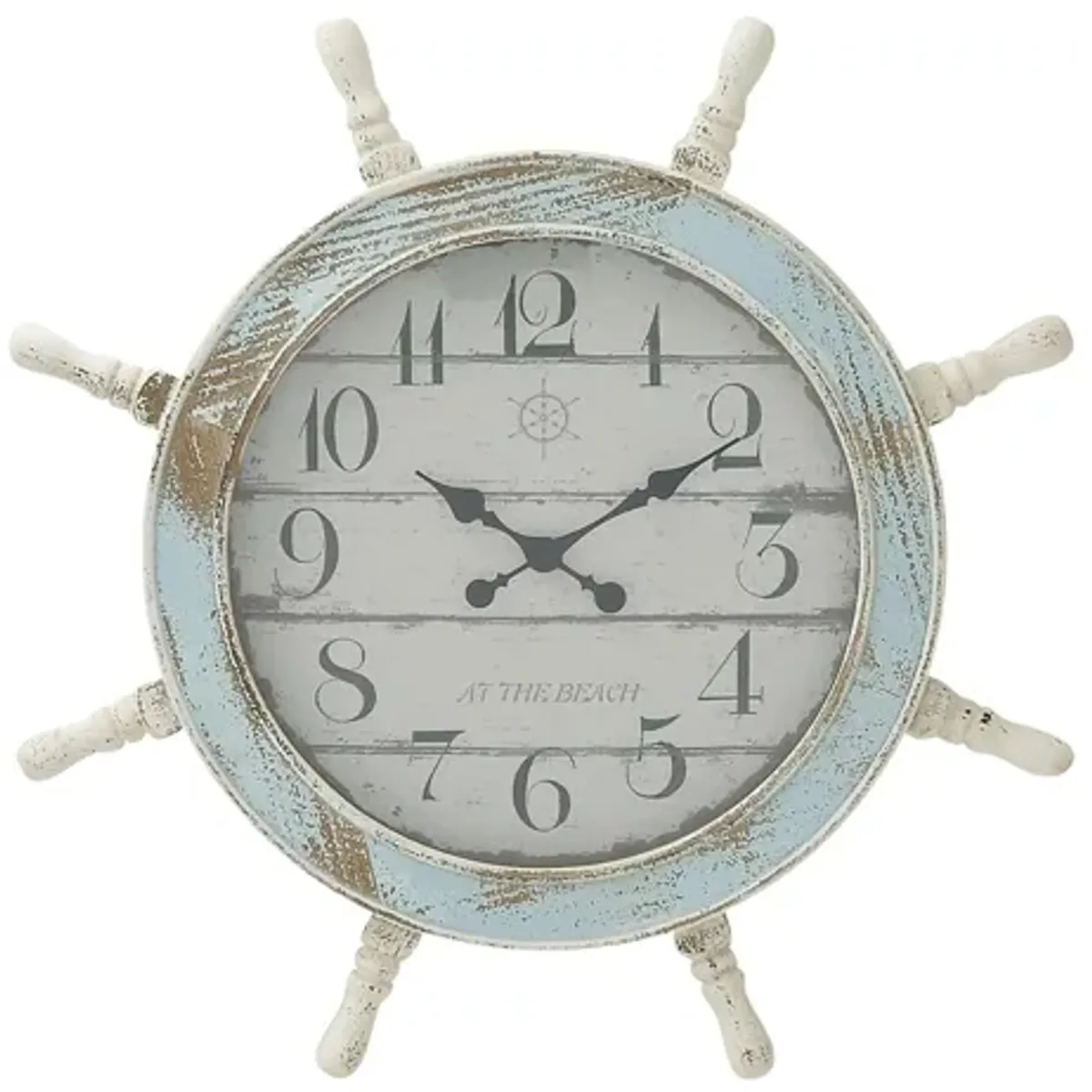 Ivy Collection Fenella Wall Clock in Ivory by UMA Enterprises