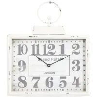 Ivy Collection Saurod Wall Clock in White by UMA Enterprises