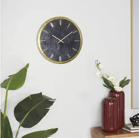 Ivy Collection Keroppi Wall Clock in Black;Gold by UMA Enterprises