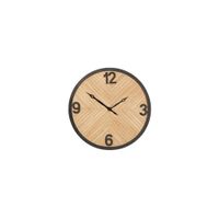 Ivy Collection Brantingham Wall Clock in Natural by UMA Enterprises