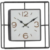 Novogratz Blizz Wall Clock in Black by UMA Enterprises