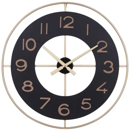 Ivy Collection Sleepy Hollow Vintage Wall Clock in Gold by UMA Enterprises