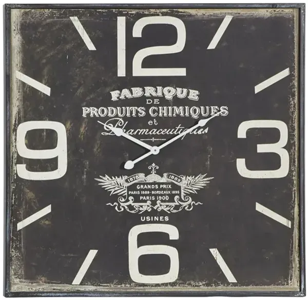 Ivy Collection Jardini Wall Clock