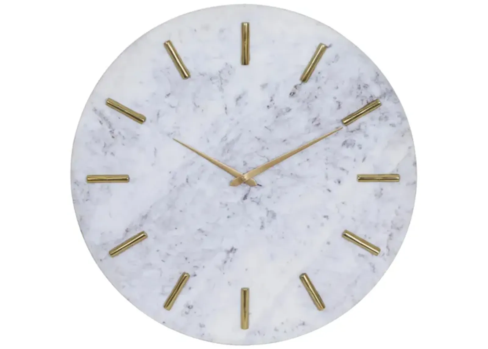 Ivy Collection Modulok Wall Clock in White by UMA Enterprises