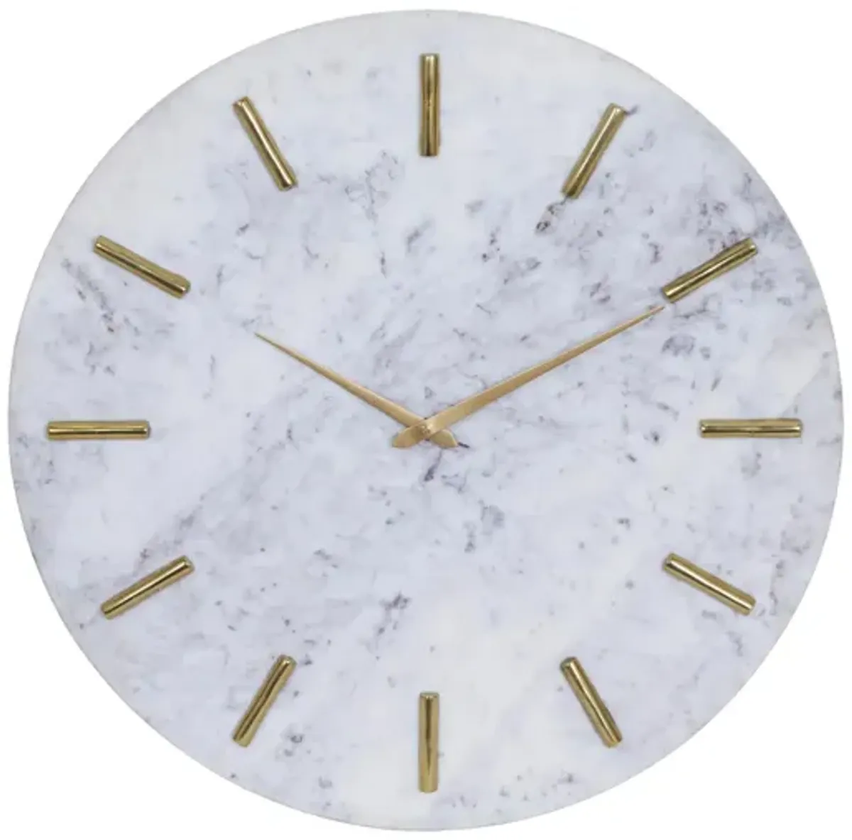 Ivy Collection Modulok Wall Clock in White by UMA Enterprises