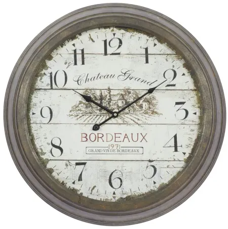 Ivy Collection Batros Wall Clock in White by UMA Enterprises