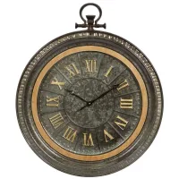 Ivy Collection Mythical Wall Clock in Black by UMA Enterprises