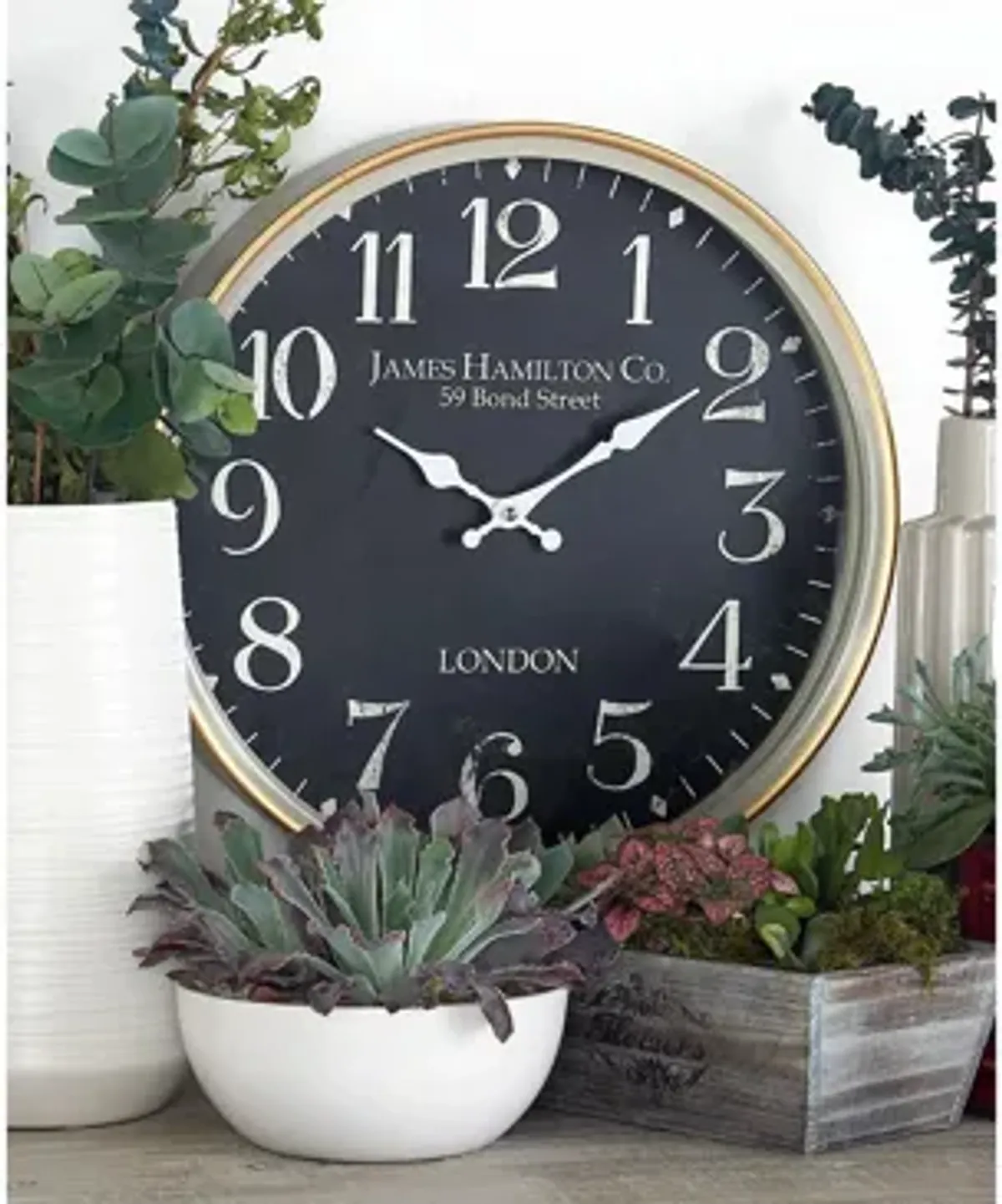 Ivy Collection Cyrene Wall Clock