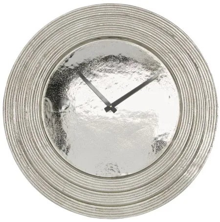 Ivy Collection Oxbow Wall Clock in Silver by UMA Enterprises