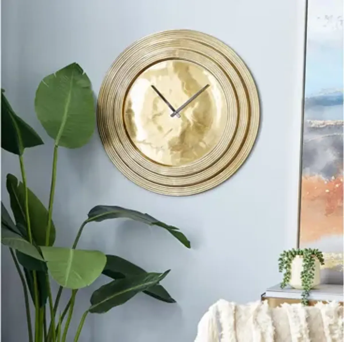 Ivy Collection Oxbow Wall Clock