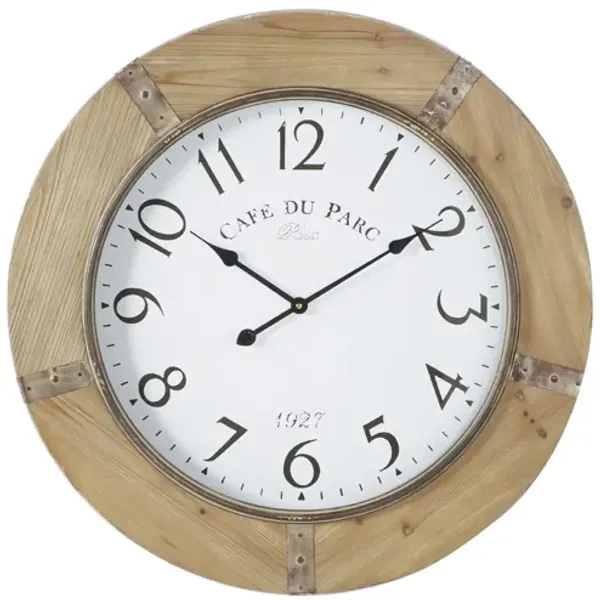 Ivy Collection Honeoye Wall Clock