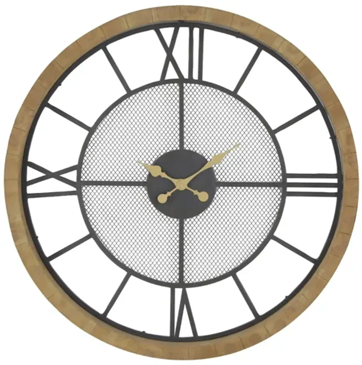 Ivy Collection Conesus Wall Clock in Black by UMA Enterprises