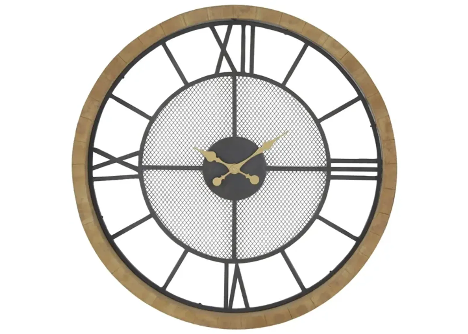 Ivy Collection Conesus Wall Clock in Black by UMA Enterprises