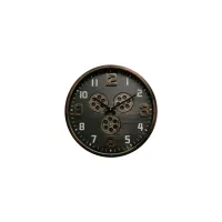18" Bronze Wall Clock in Bronze by Cooper Classics