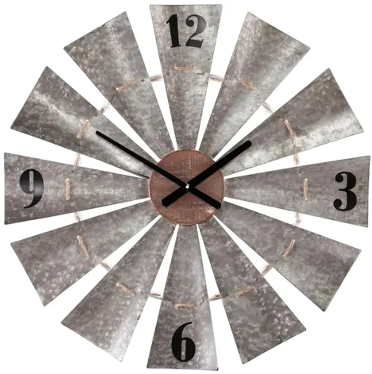 Darley Wall Clock in Gray by SEI Furniture