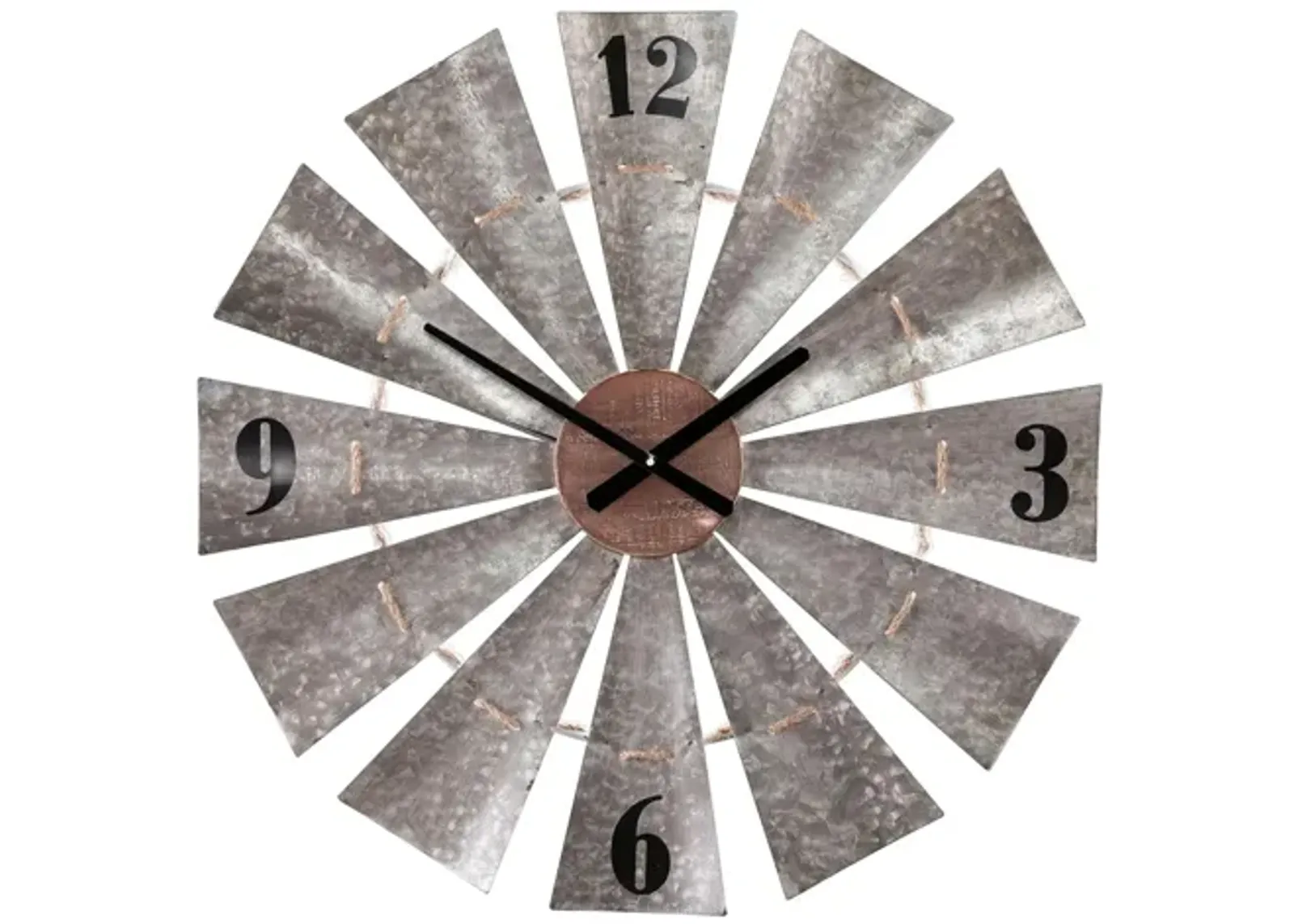 Darley Wall Clock in Gray by SEI Furniture