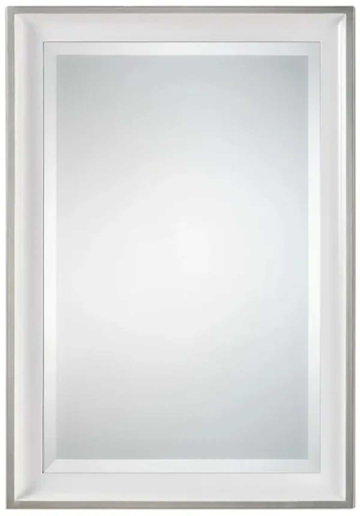 Lahvahn White Silver Mirror