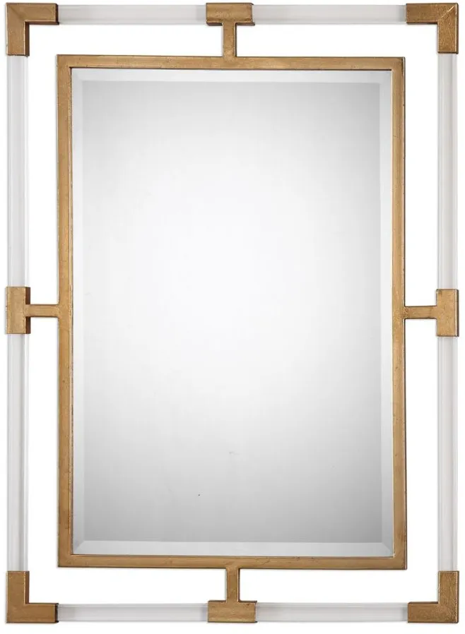 Balkan Modern Gold Wall Mirror