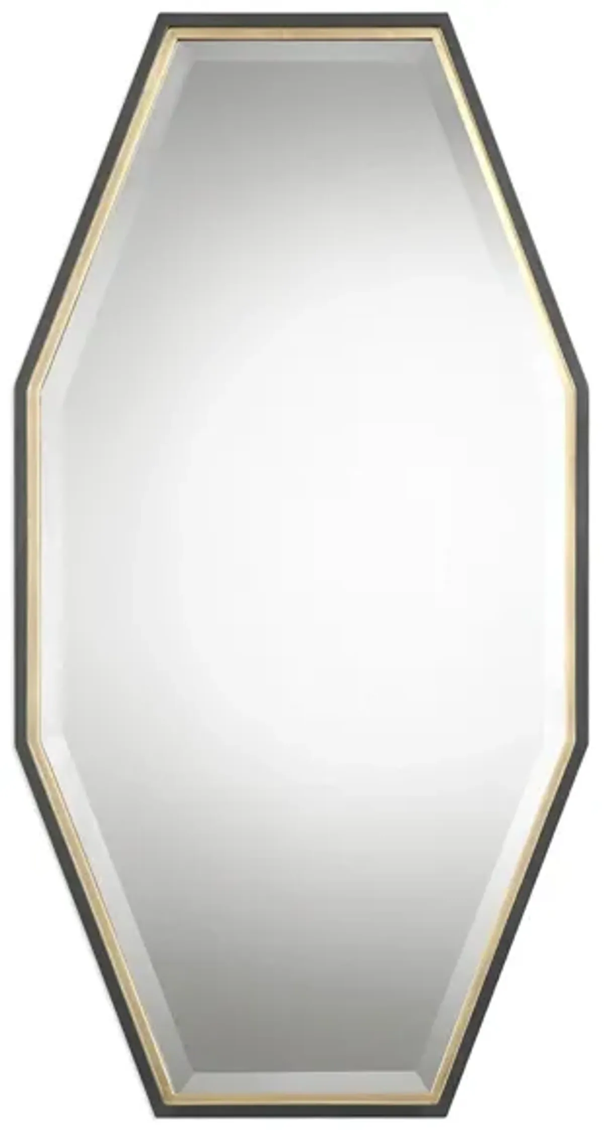 Savion Gold Octagon Mirror in Gold by Uttermost