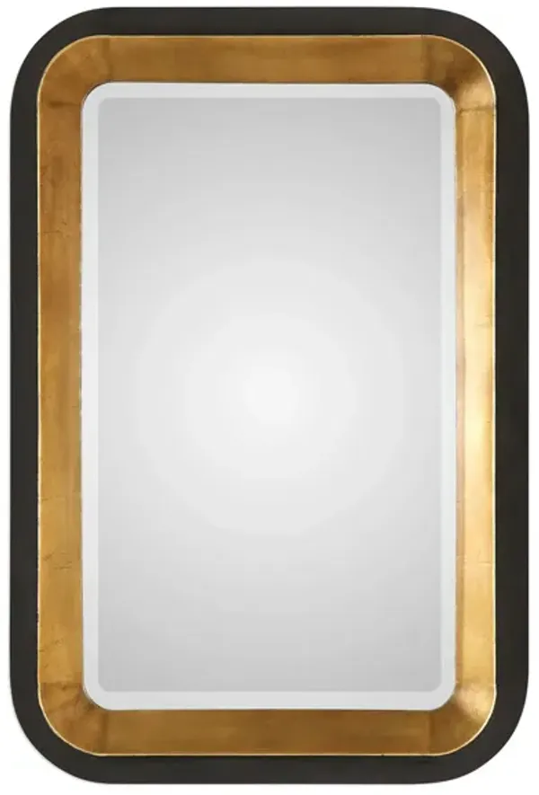 Niva Metallic Gold Wall Mirror
