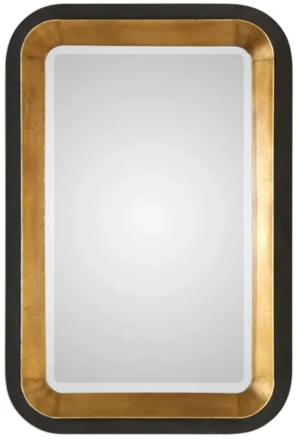 Niva Metallic Gold Wall Mirror in Gold by Uttermost