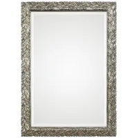 Evelina Silver Leaves Mirror in Silver by Uttermost
