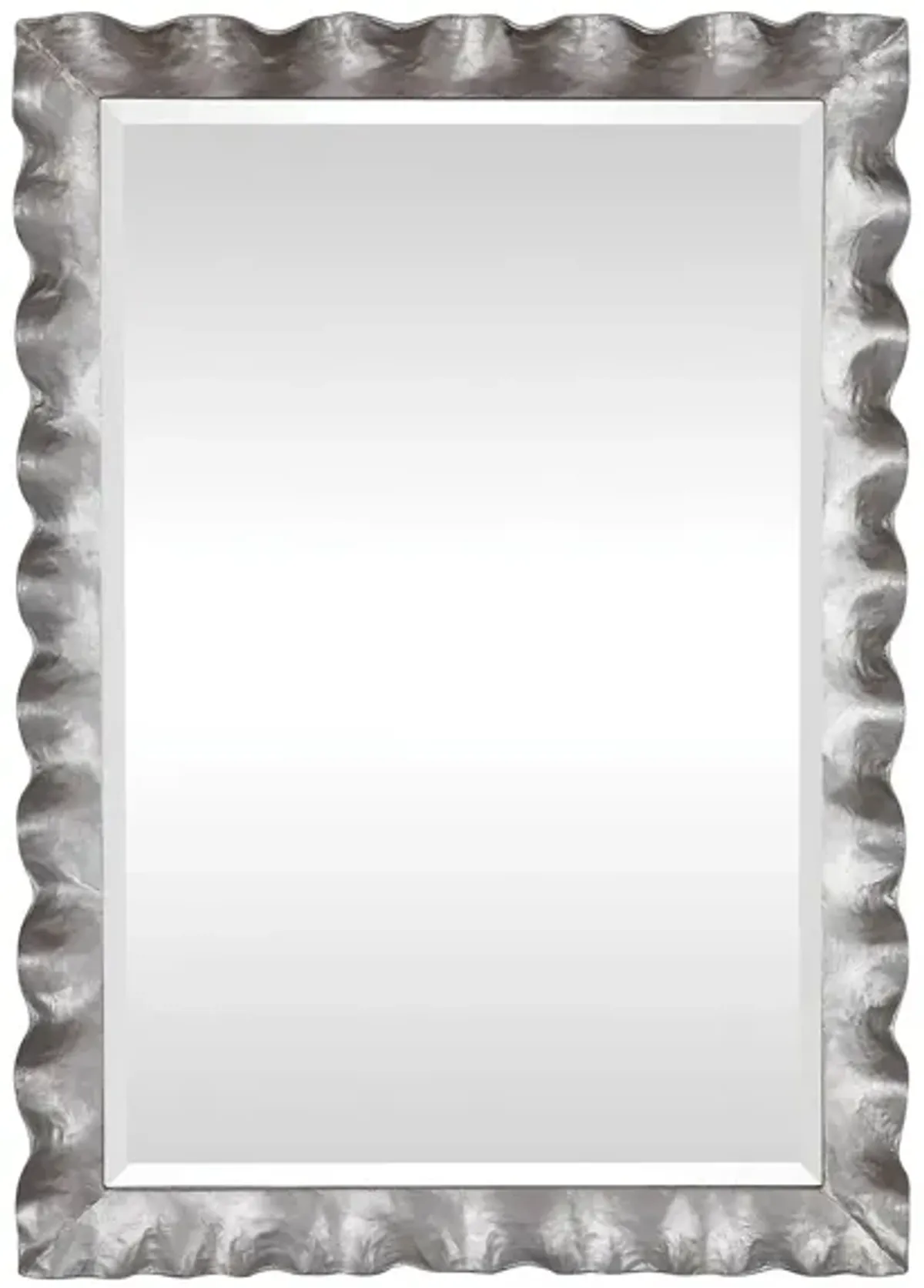 Haya Vanity Mirror in Silver Leaf by Uttermost