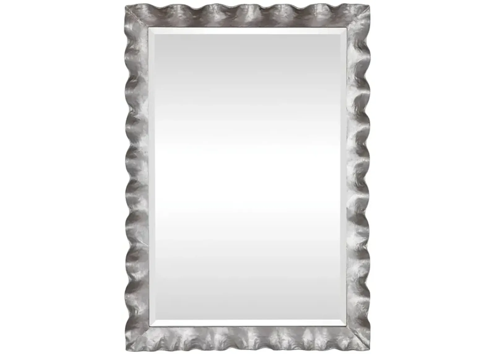 Haya Vanity Mirror in Silver Leaf by Uttermost