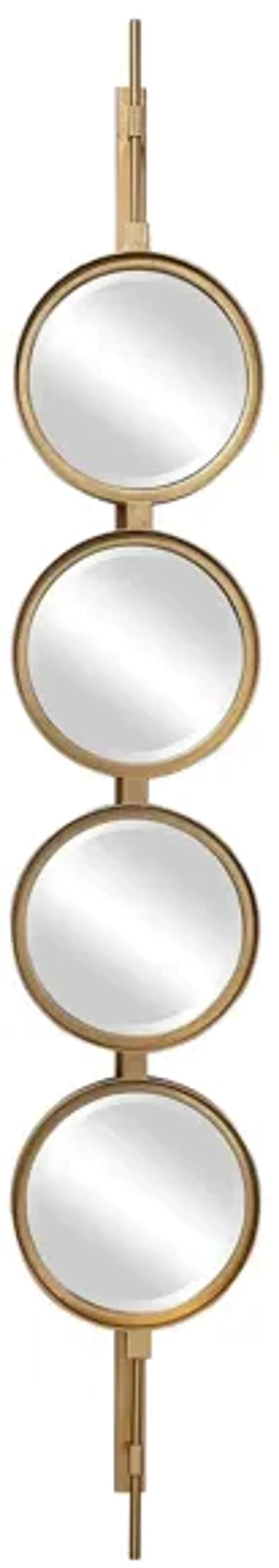Button Gold Mirror