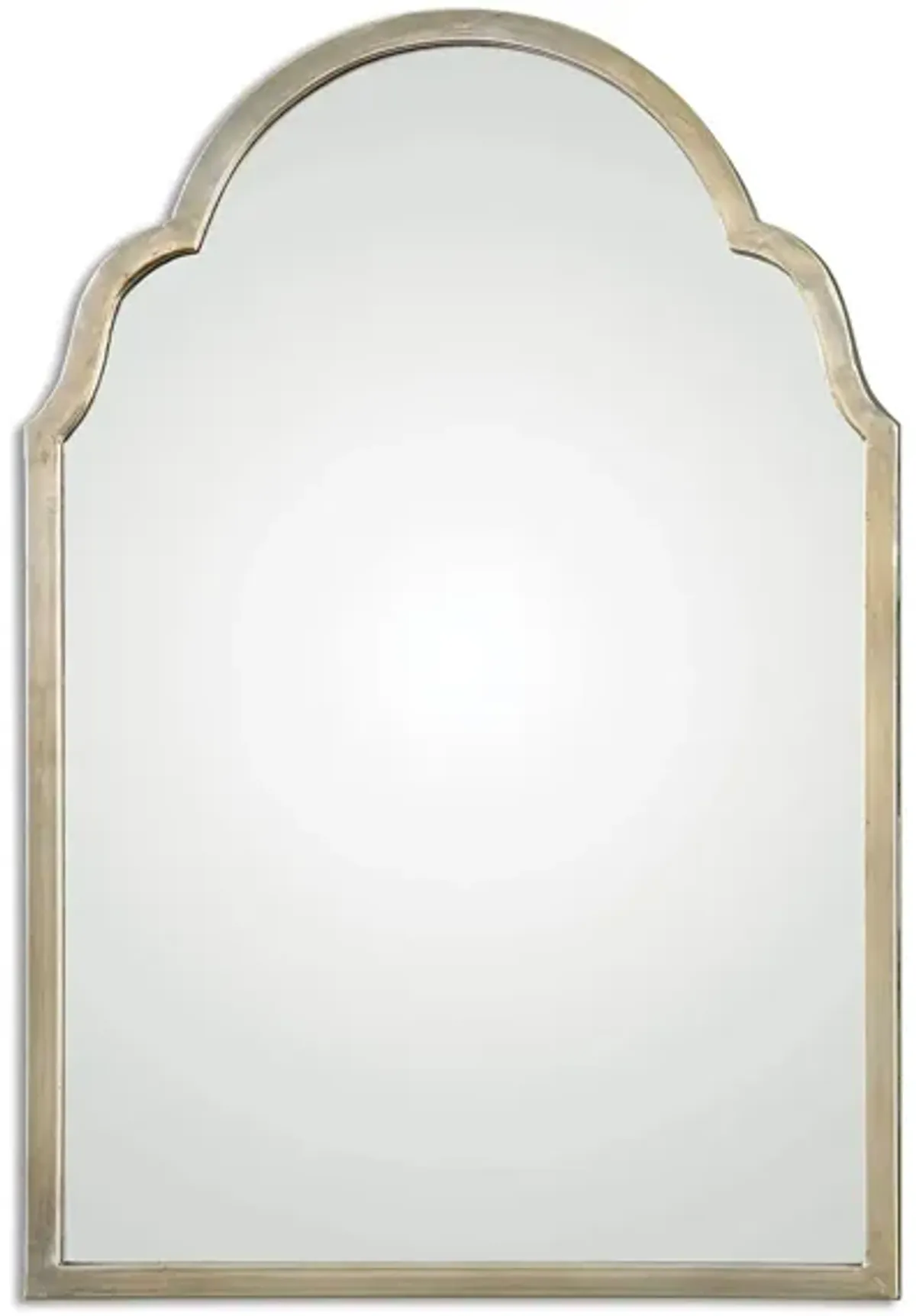 Brayden Petite Silver Arch Mirror