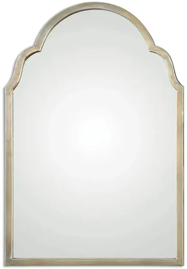 Brayden Petite Silver Arch Mirror