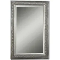 Triple Beaded Vanity Mirror in Silver Leaf by Uttermost