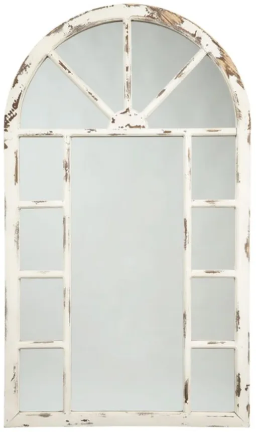 Divakar Accent Mirror in Antique White by Ashley Express