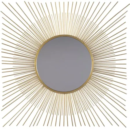 Elspeth Accent Mirror in Gold Finish by Ashley Express